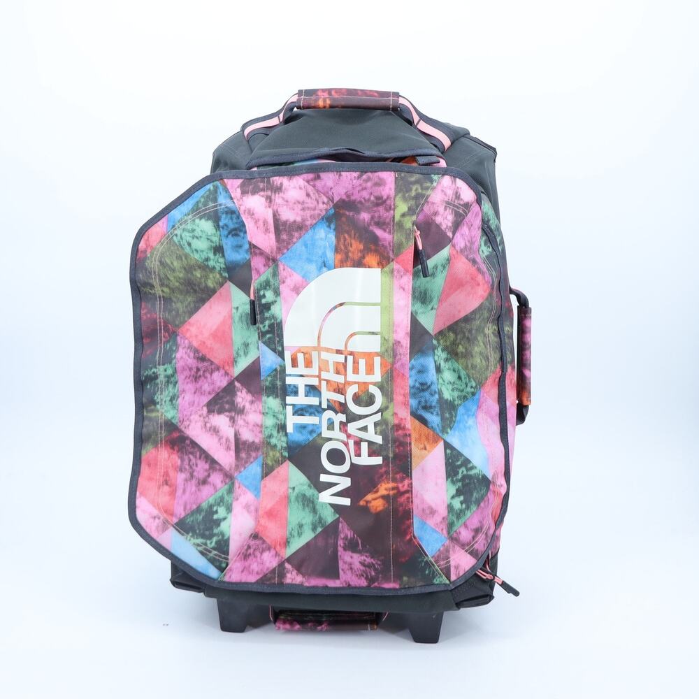 The North Face Rolling Thunder Pink Multicolored 22" Carry-On Rolling Luggage